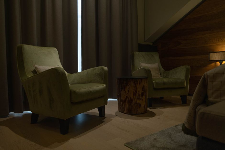 Close up of a custom sofa with premium textured upholstery